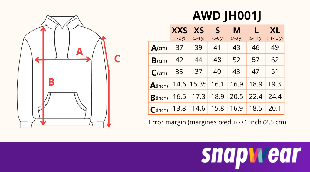 AWD JH001J PRINT ON DEMAND