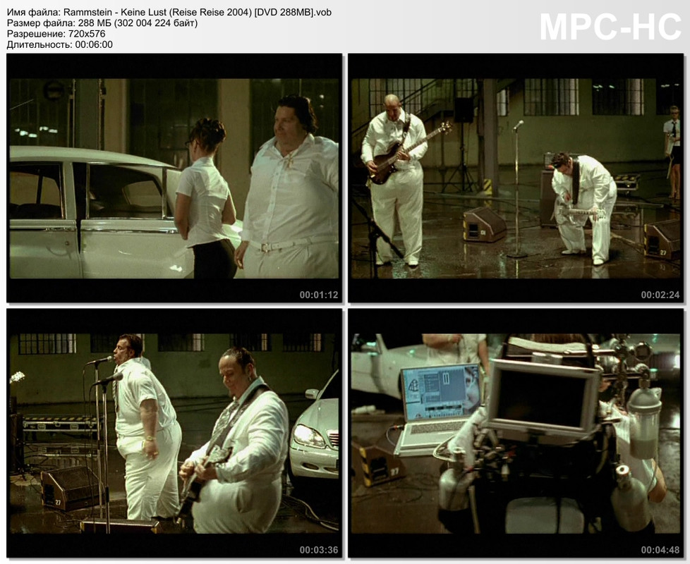 Rammstein - Keine Lust (Reise Reise 2004) [DVD 288MB]