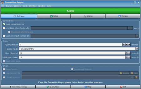 Connection Keeper 20.0