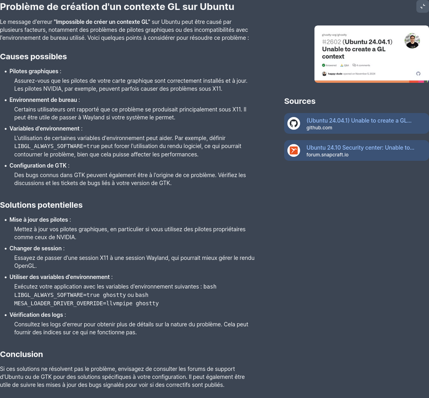 Screenshot 2025-03-02 at 19-41-51 ubuntu impossible de créer un contexte GL – Recherche Qwant