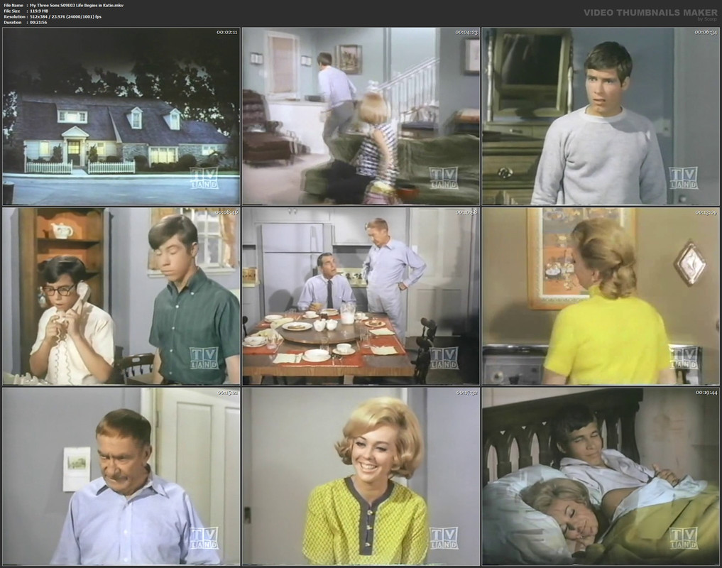 My Three Sons S09E03 Life Begins in Katie.mkv