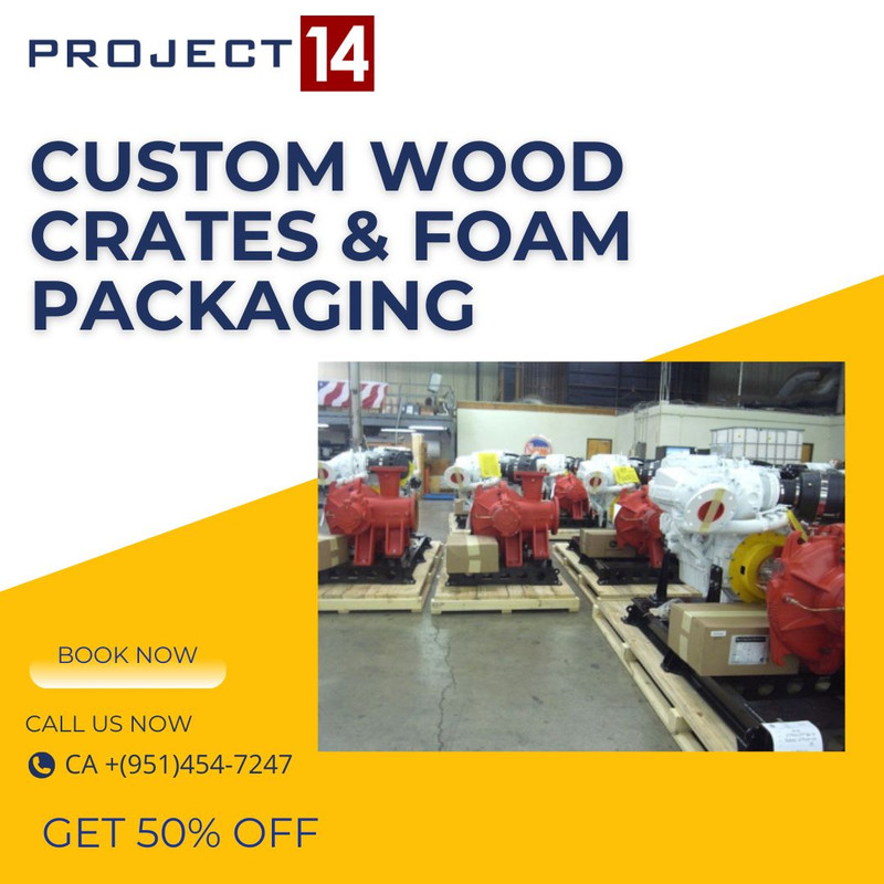 Custom Wood Crates Foam Packaging Project 14