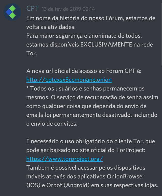 Alguém aí quer um outro tracker - Manicomio share convites