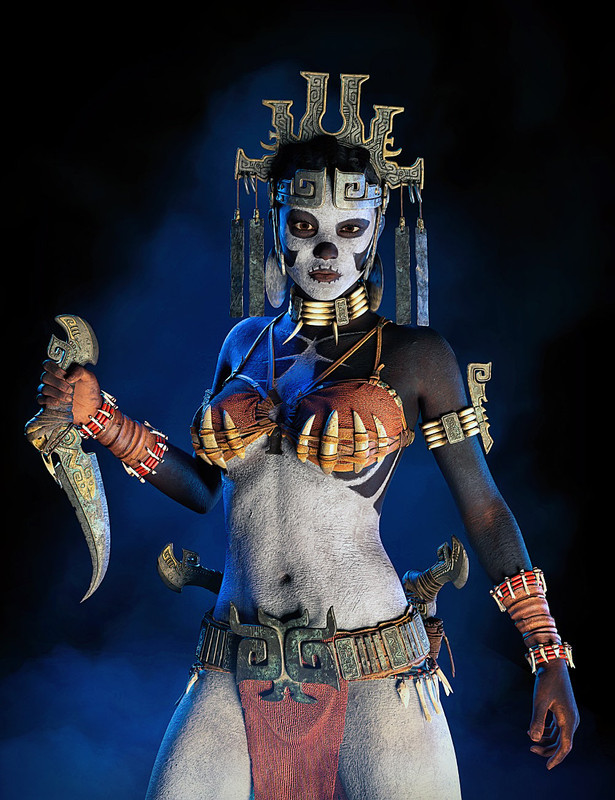 STF Tribal Armor for Genesis 9 and Genesis 8 Female