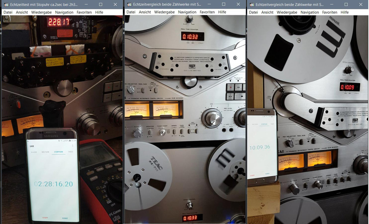 Zählwerk-Abweichung