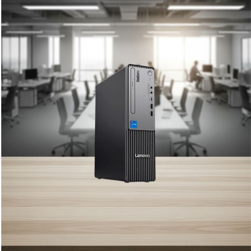Desktop Lenovo Neo50s em um ambiente de escritório moderno