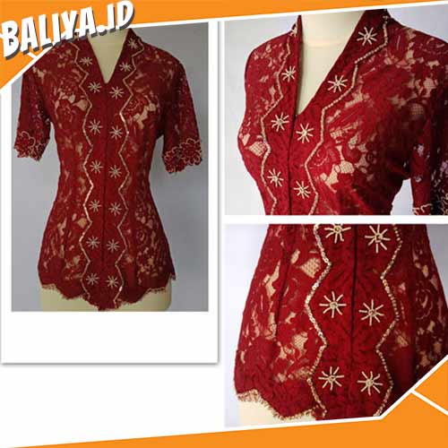 Model Baju Kebaya Brokat Baliya.id
