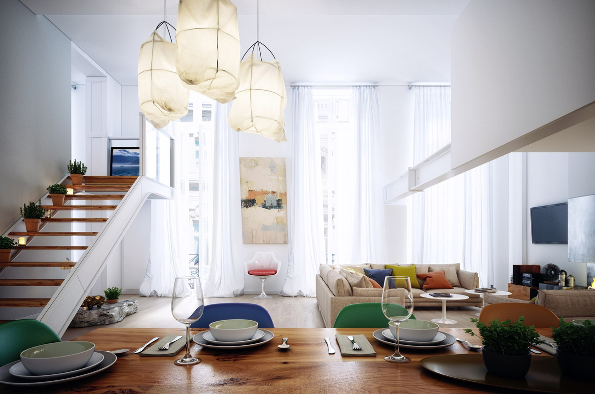 Дизайн студии сетл сити. Hi flat. Apartment and flat difference. Хайфлэт окна. Гостиная с мезонином.