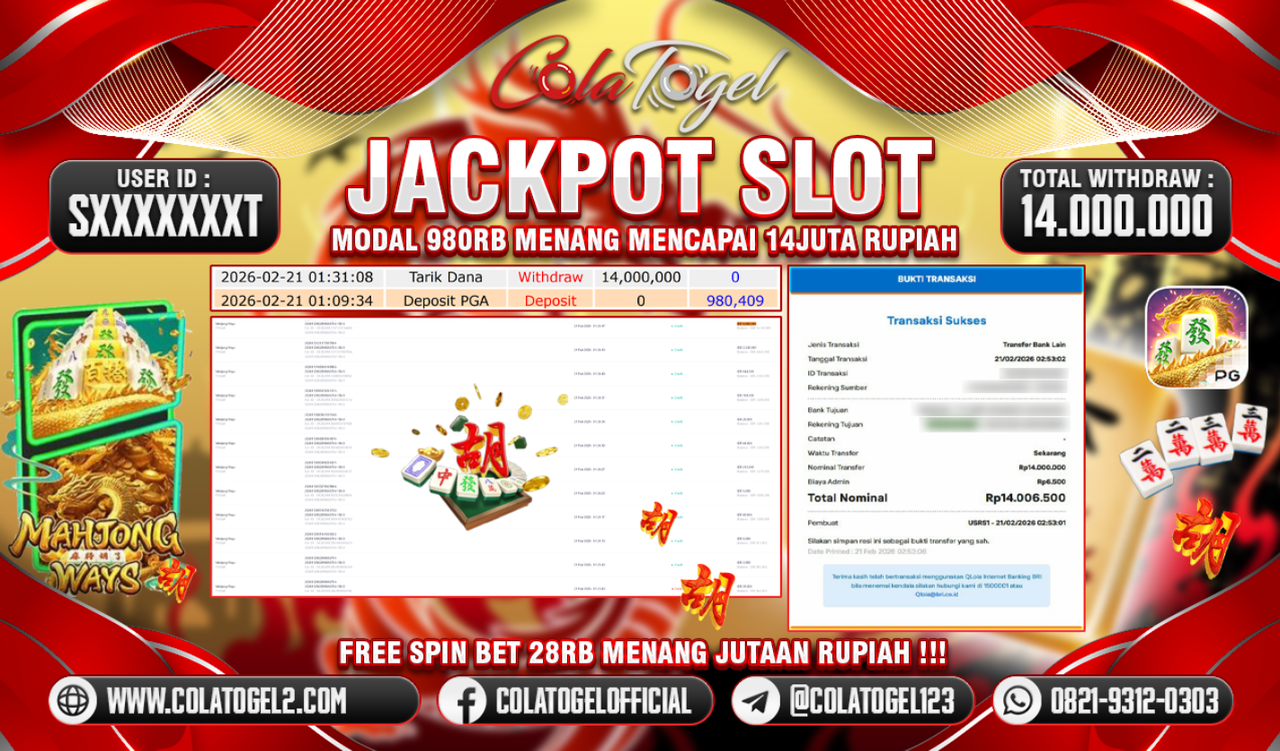 JACKPOT SLOT GACORR!!