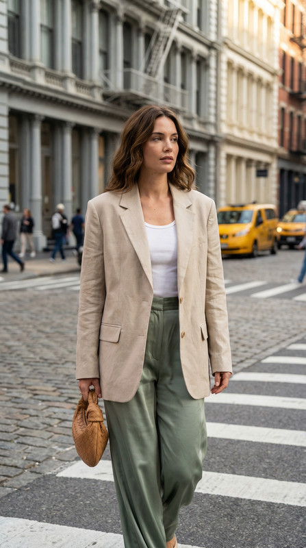 Ultra-realistic 8k street fashion in SoHo