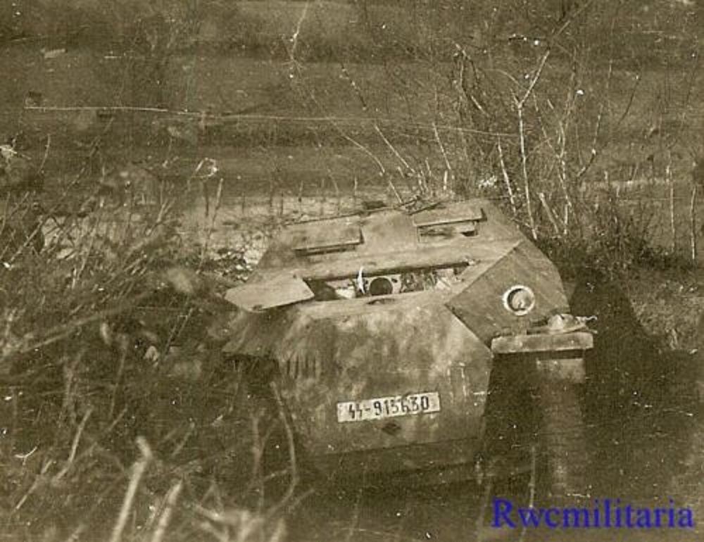 KO'd German Elite Waffen SdKfz.251 Schützenpanze