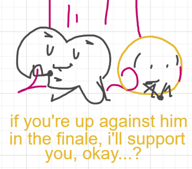 A panel from The Prime Number Few, episode eight of the Board Boards object show by Furretwalk/WalkingFurret.