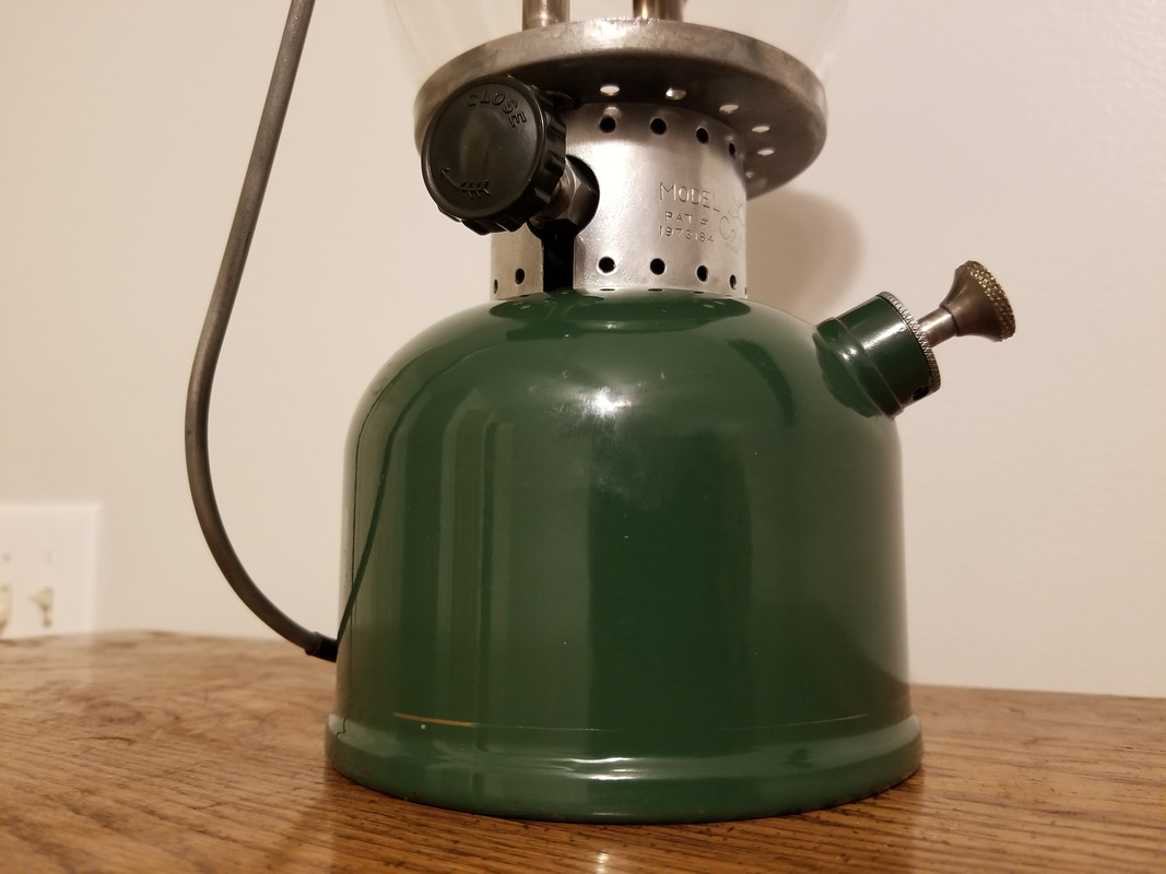 コールマンランタン242C クロームメッキタンク 1949年3月製造