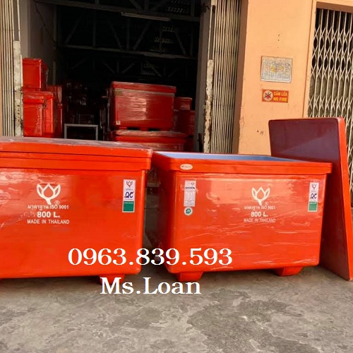 Thùng giữ lạnh thái lan 800lit hiệu bông sen giảm giá tại hcm / 0963 839 593 Ms.Loan