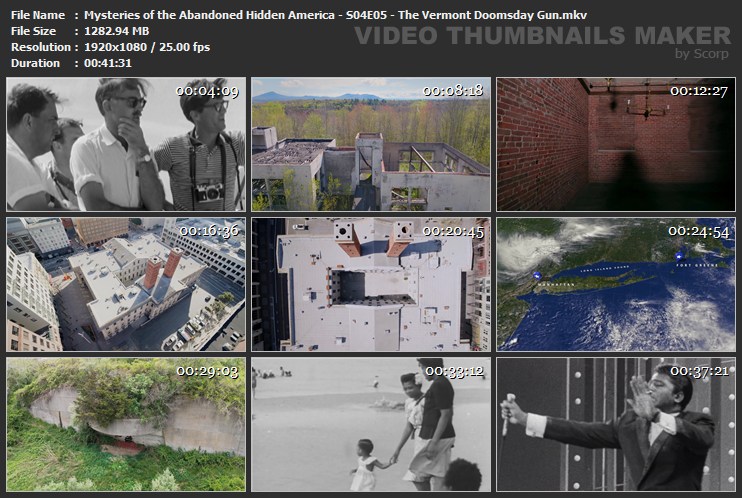 Mysteries of the Abandoned Hidden America - S04E05 - The Vermont Doomsday Gun.mkv