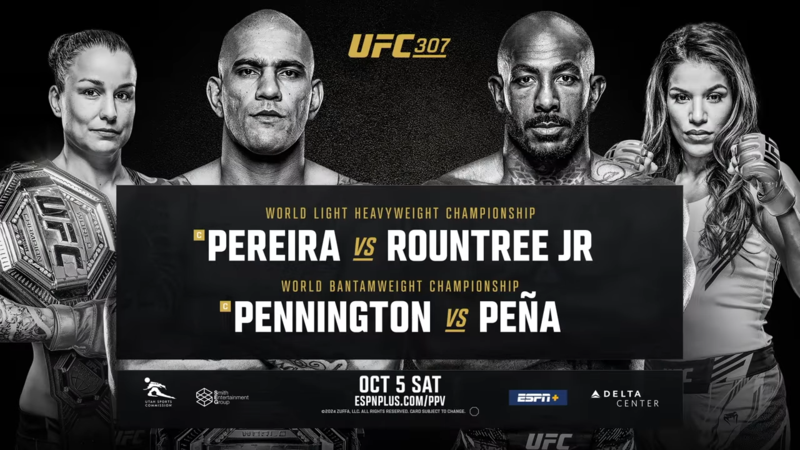 Промо преди UFC 307: Перейра - Раунтри