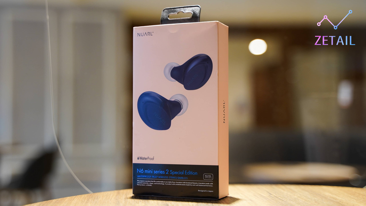 NUARL N6 Mini 2SE Complete Wireless Earphone aptX Compatible IPX7 Waterproof Continuous 8h Playback Bluetooth5.2 (RB(Royal Blue))