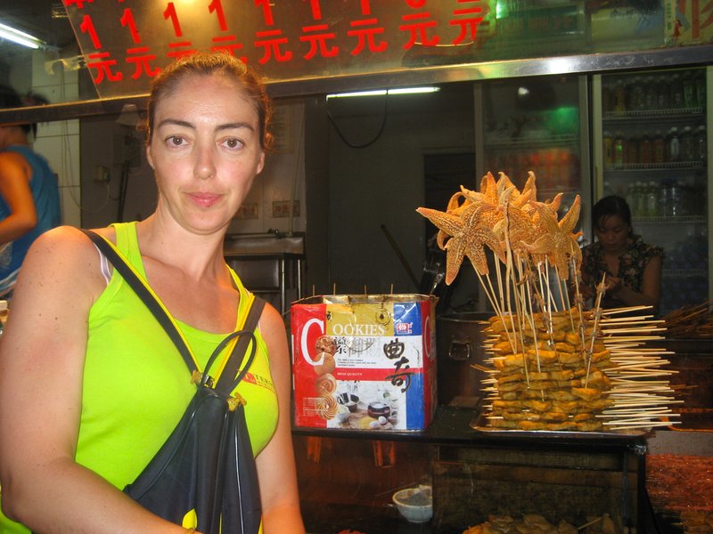 Mercado Wangfujing de insectos-2-8-2007 - China y sus pueblos-2007 (10)