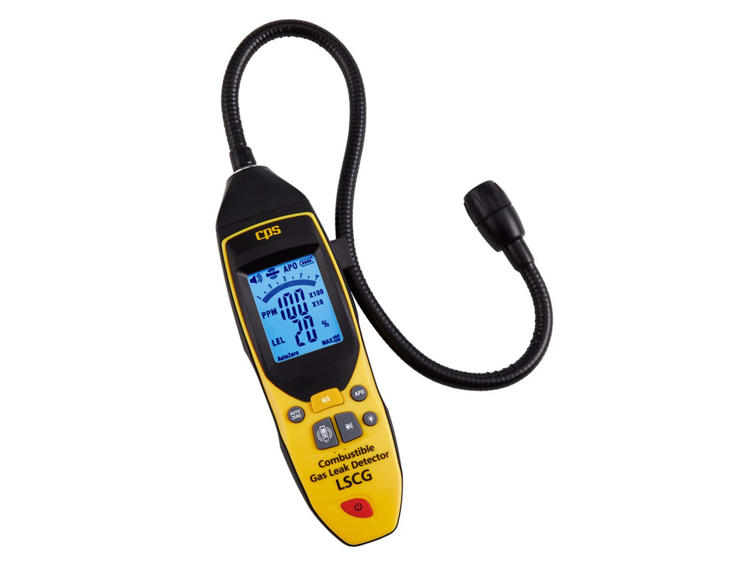 Primary electronic gas leak detector used by Albuquerque gas specialists