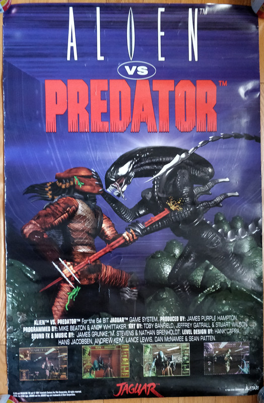 alien vs predator game poster