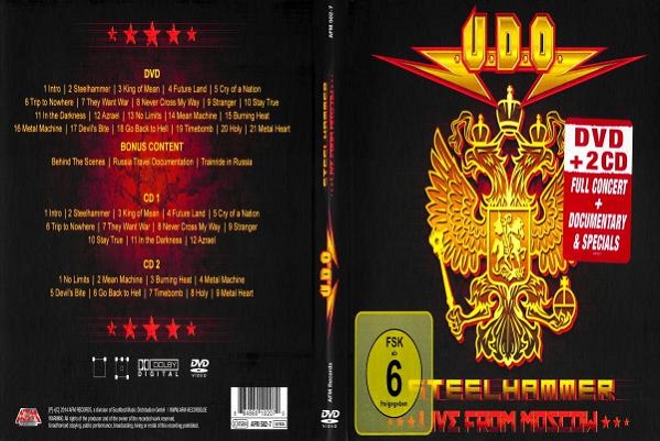 U.D.O. - Steelhammer - Live From Moscow (2014)