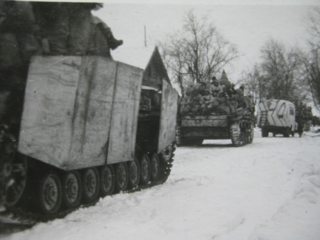 Panzer Foto Sturmgeschütz Seitenschürze LKW Wint