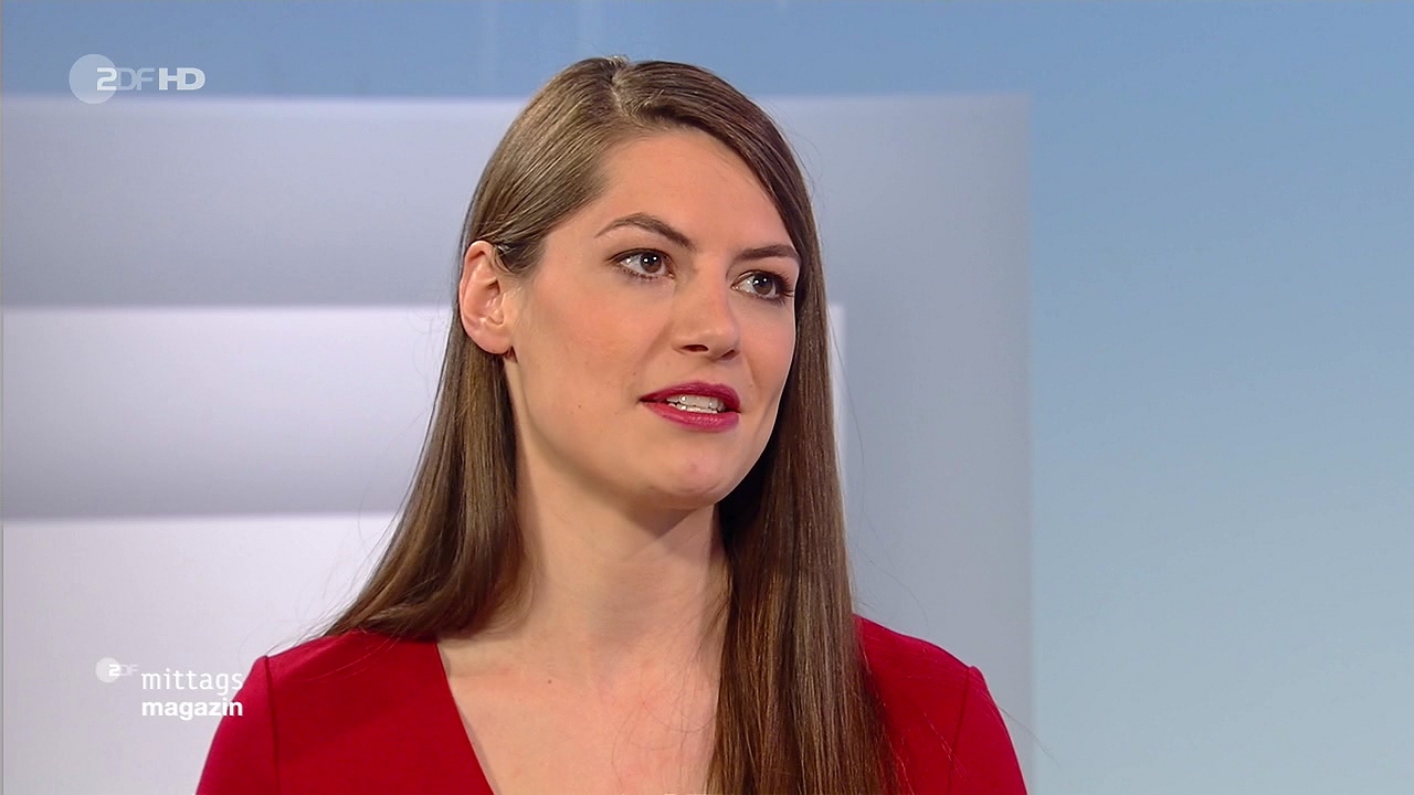 Christa Stipp &quot;ZDFMittagsWetter&quot; am 19.02.2019 Bilder Papa Pauls