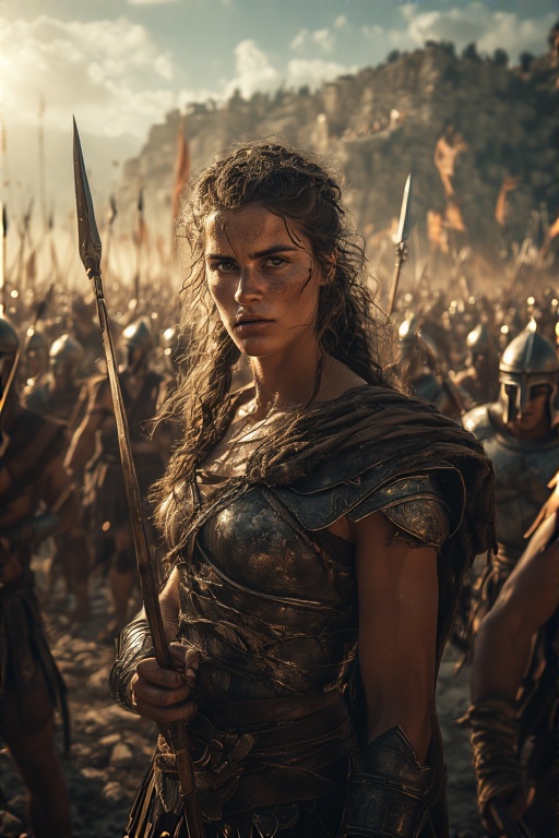 Greek-Warrior-Female-Spears-Sw-25