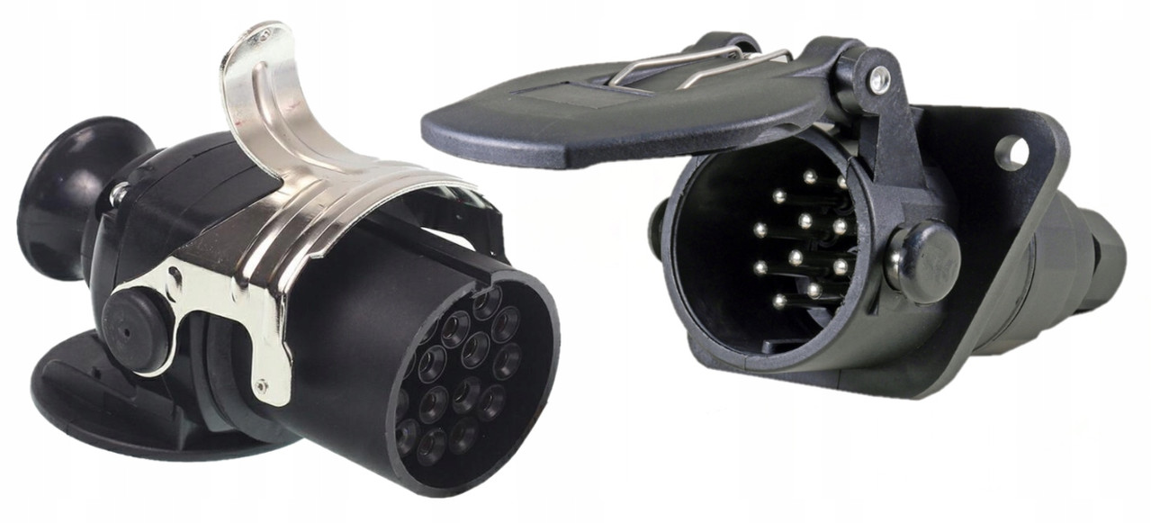 ZESTAW GNIAZDO WTYCZKA NACZEPY TIR 24V 15 PIN ADR