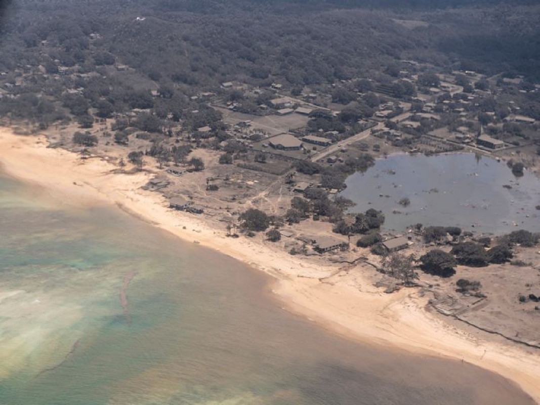 Tras la erupción ¿Cómo se ve Tonga? Estas son las primeras fotos que se filtran
