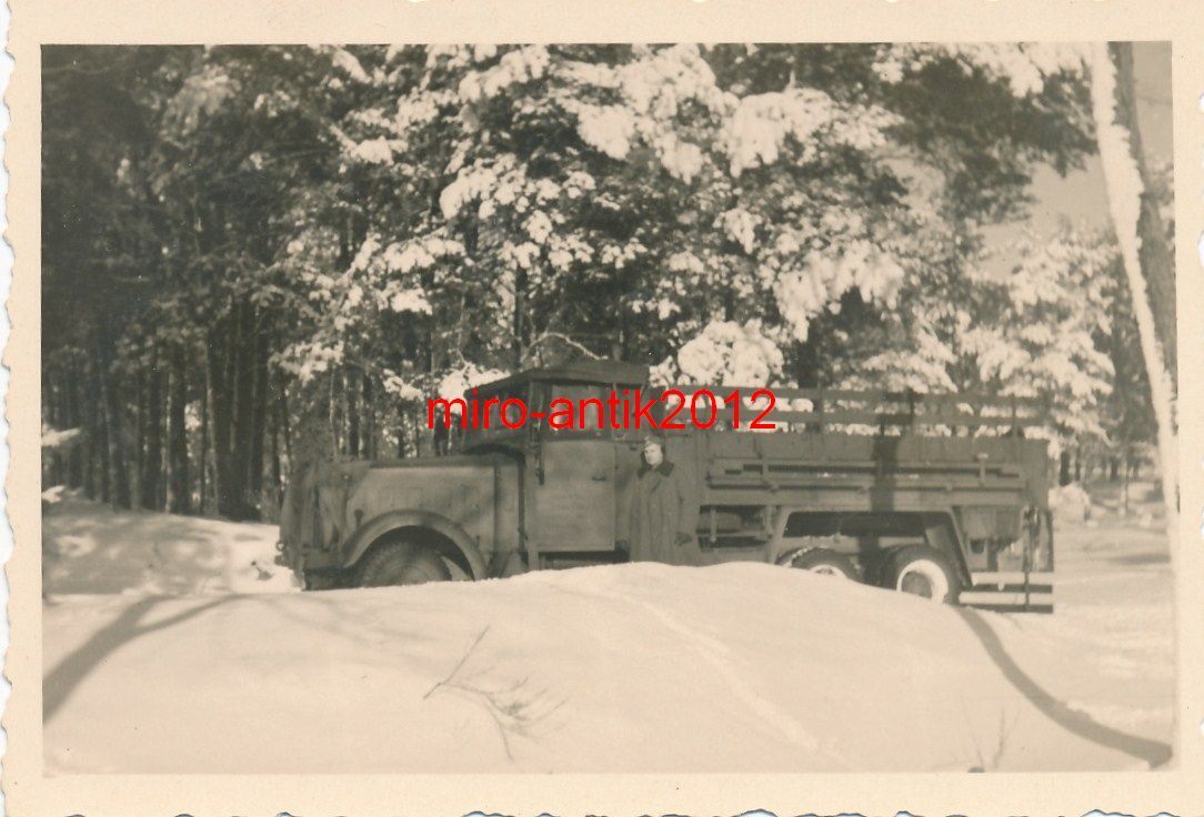 Foto, Inf. Regt. 123 P-Jäger, Mit dem Henschel i