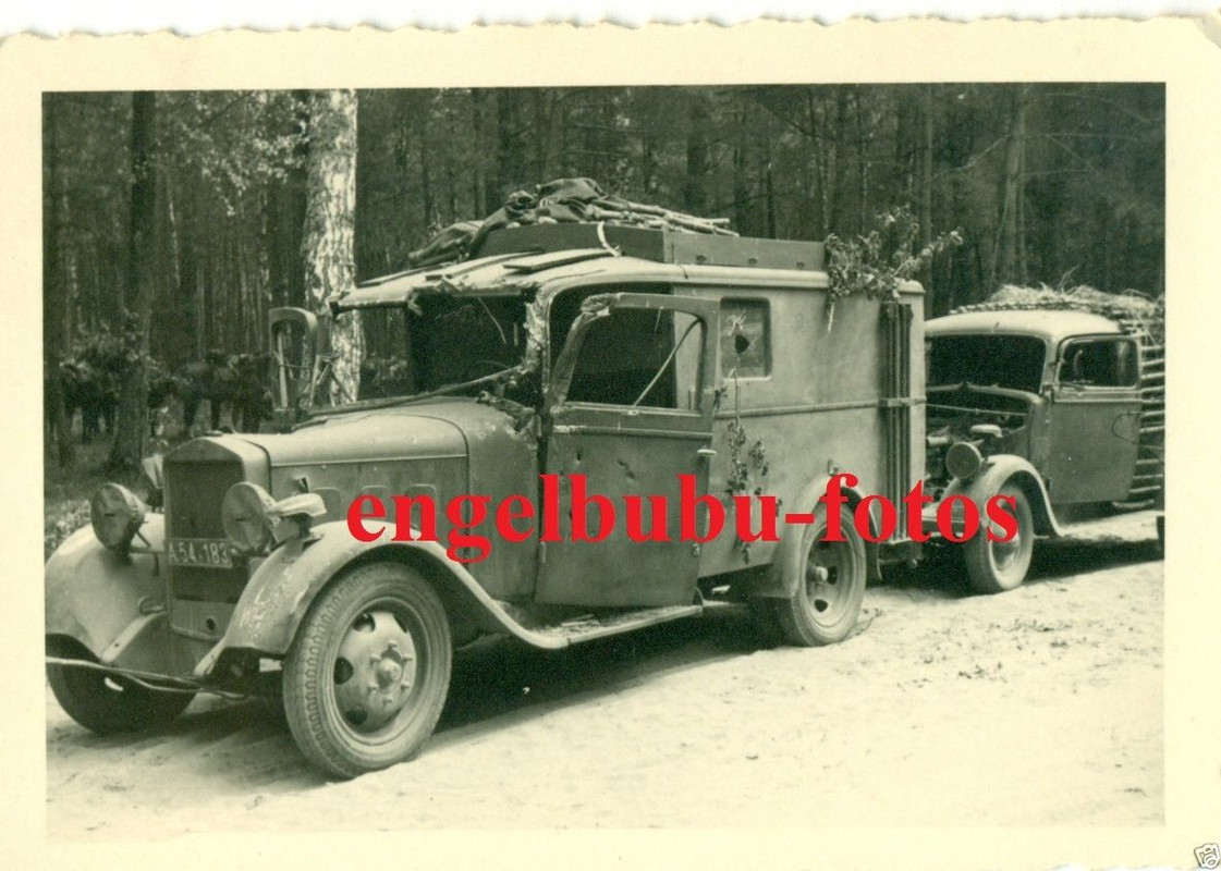 FAHRZEUG - KÜBELWAGEN - LASTWAGEN - ausländisch 