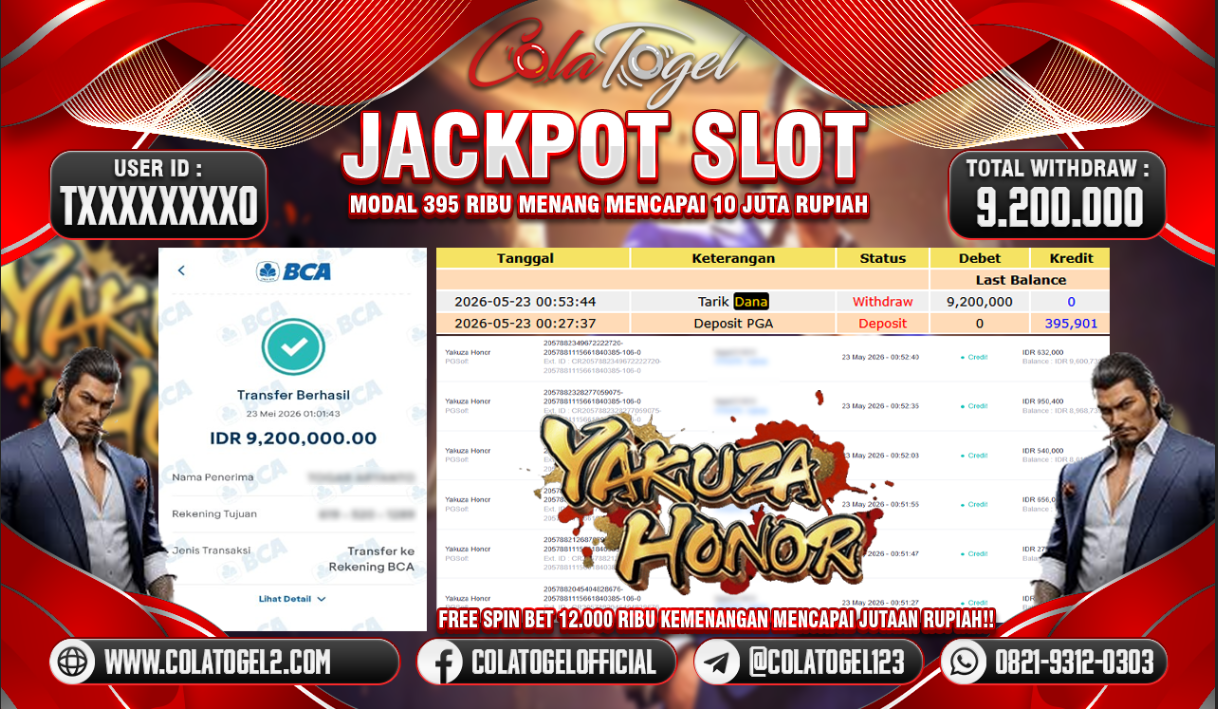 JACKPOT SLOT GACOR!!