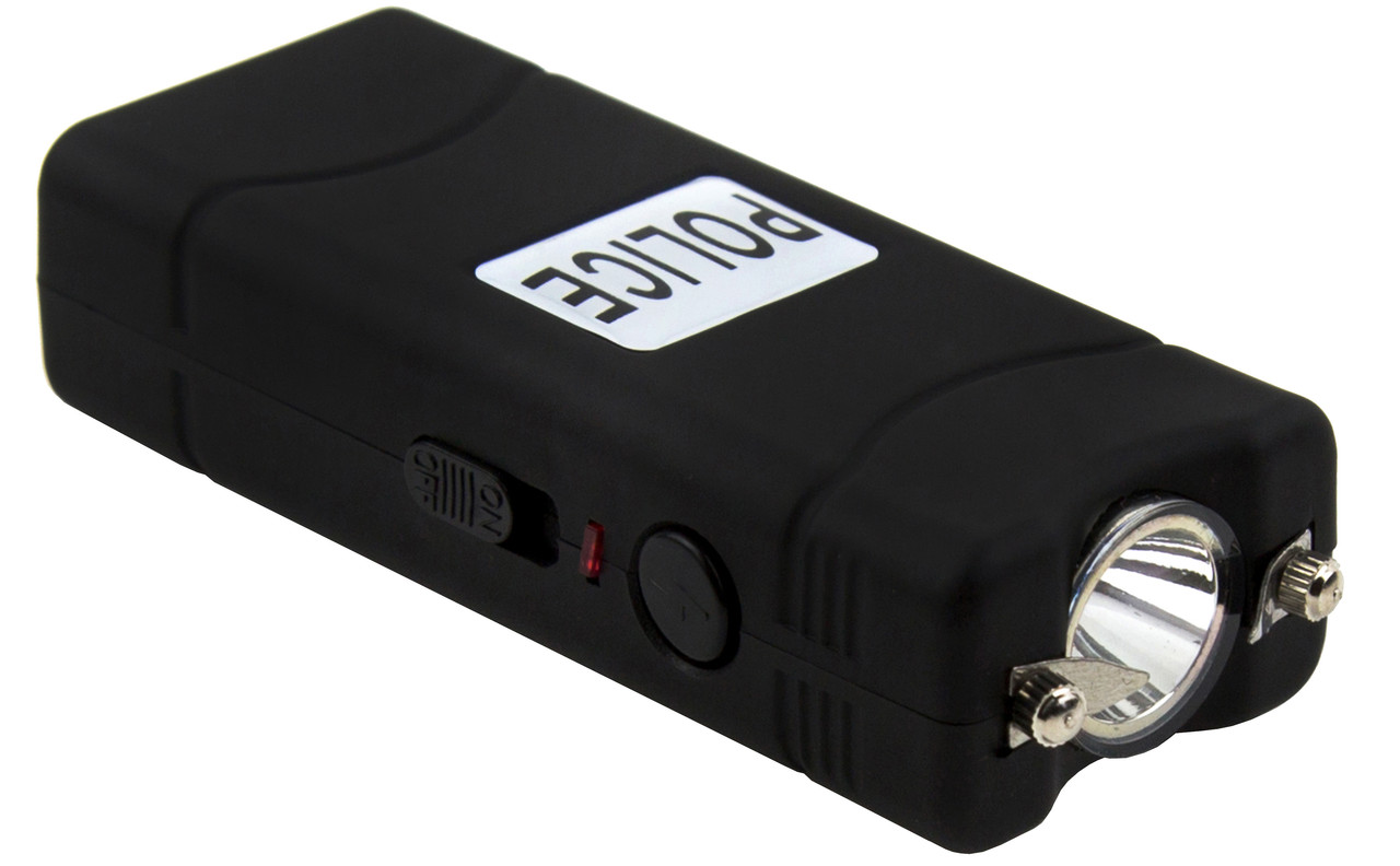 POLICE 801 120 BV Micro Mini Rechargeable Stun Gun LED Flashlight