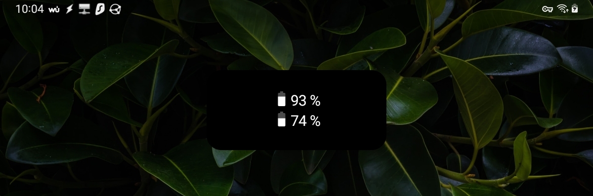 remote battery widget