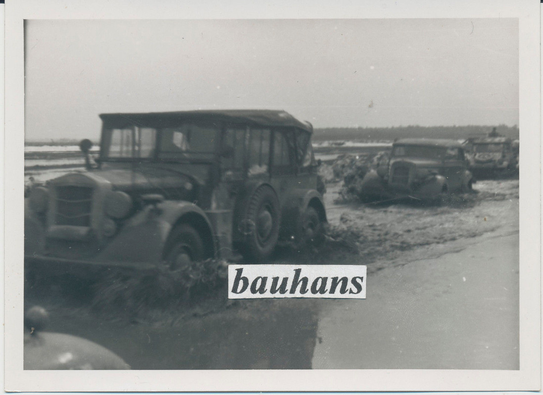 Russlandfeldzug Winter-Schlamm-Kfz-Kübelwagen