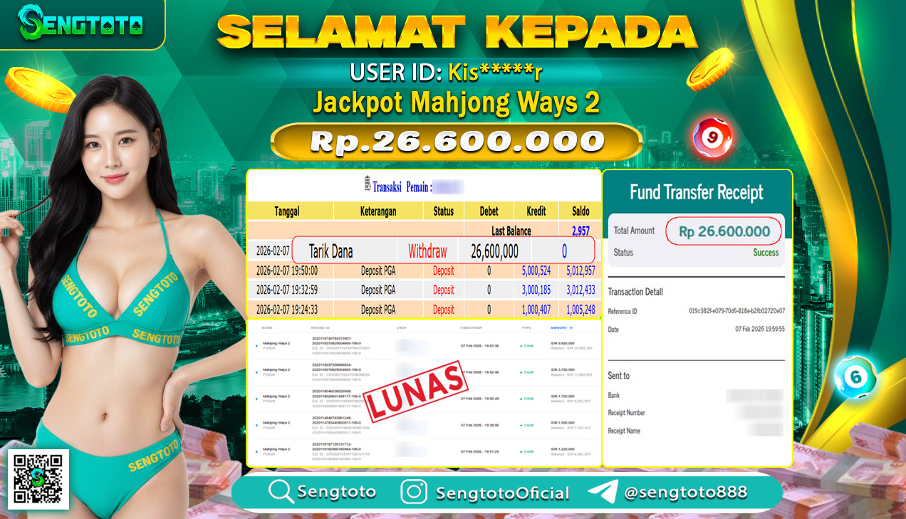 BUKTI PEMBAYARAN SLOT MAHJONG WAYS 2