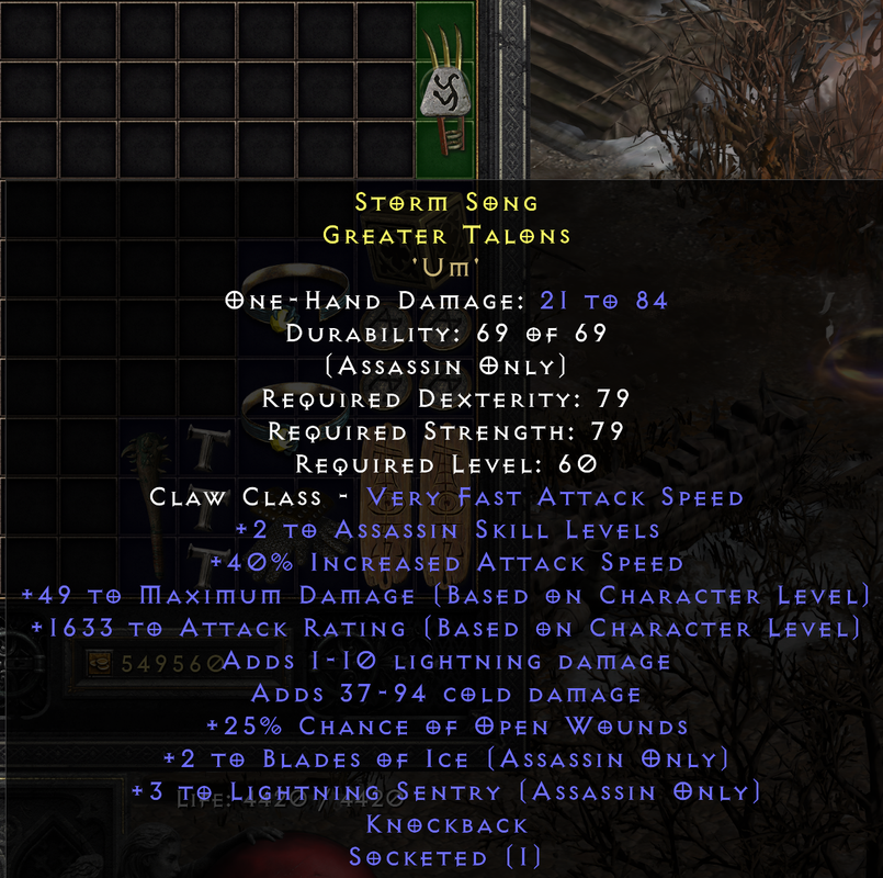 Impossible Dream Claw Iso - Topic - d2jsp