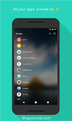 Evie Launcher di Android - Launcher Terbaik Android