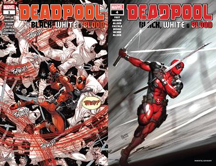 Deadpool - Black, White & Blood #1-4 (2021) Complete