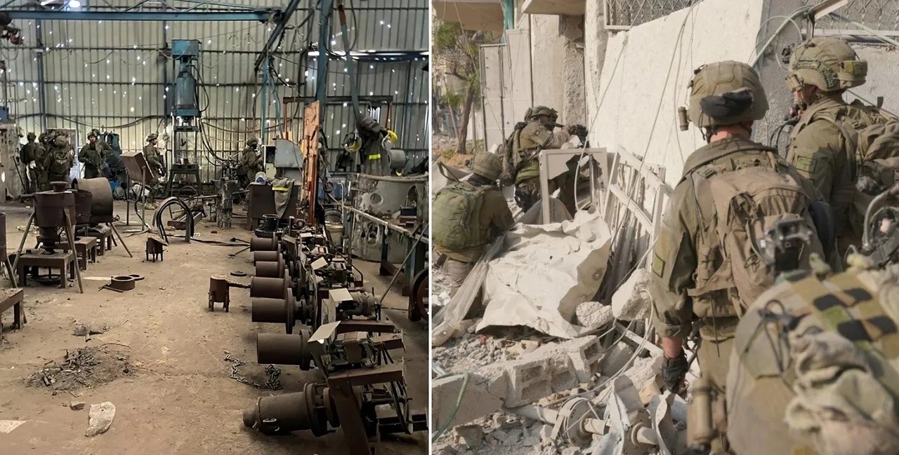 Israel captura una importante fábrica de armas de Hamás en Gaza: video