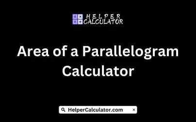 Area of a Parallelogram Calculator