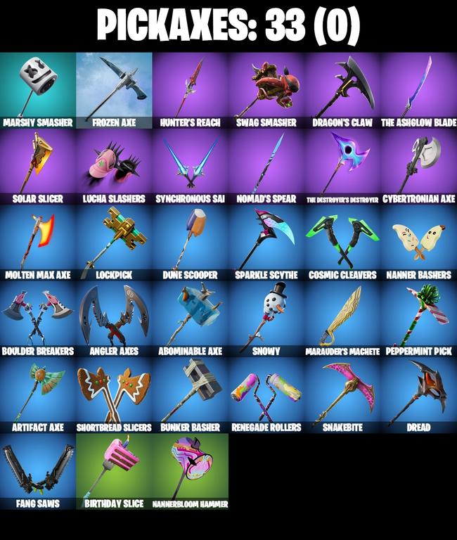 pickaxes comp