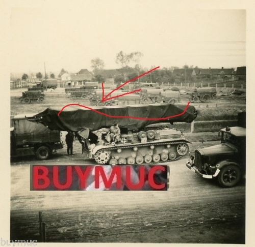 FOTO WEHRMACHT PANZER TANK BRÜCKENPANZER