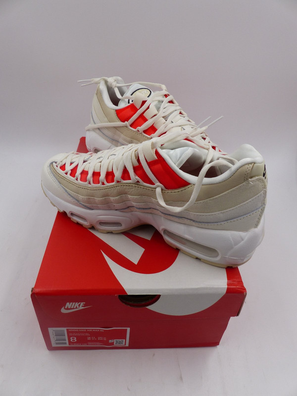 NIKE AIR MAX 95 TAN AND RED WMNS SIZE 8 EUR 39 DJ6903 100 | MDG Sales, LLC