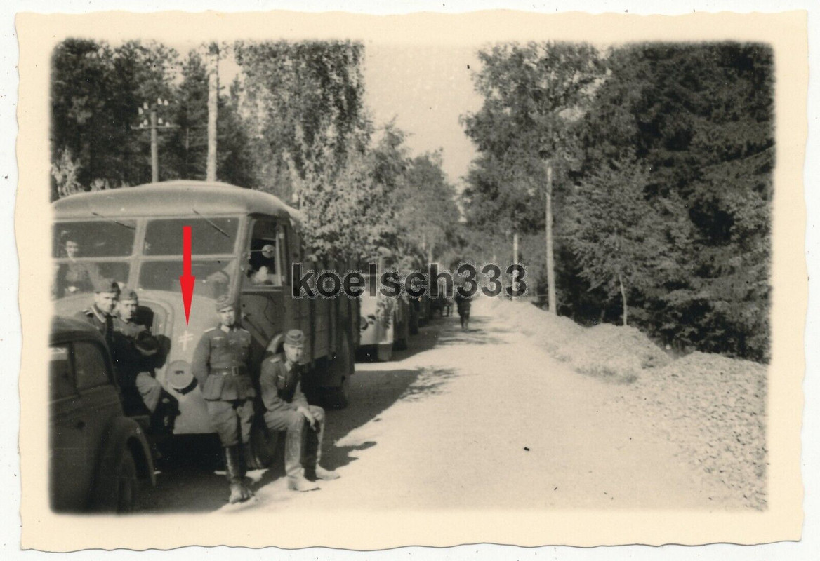 Foto französischer Renault LKW mit Kennung der 3. Panzer Grenadier Division