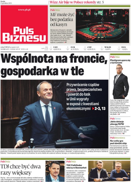 Puls Biznesu 13.12.2023