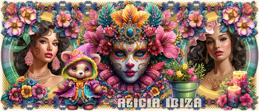 Mascara Carnaval aliciaibiza