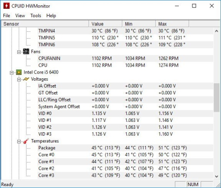 CPUID HWMonitor Free 1.42