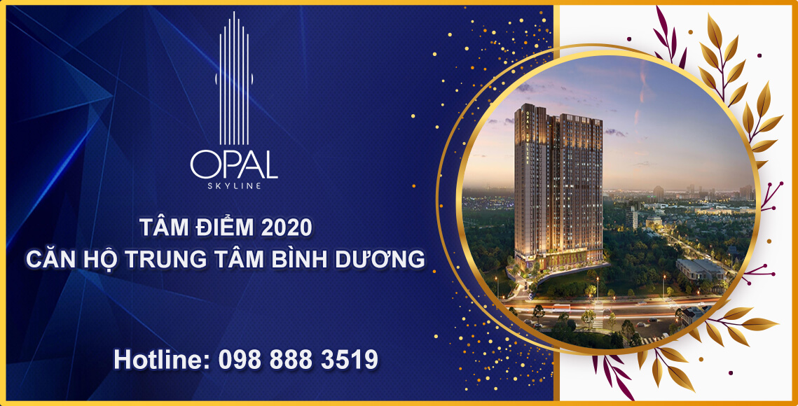 Hình ảnh tổng quan căn hộ Opal skyline Đất Xanh Bình Dương